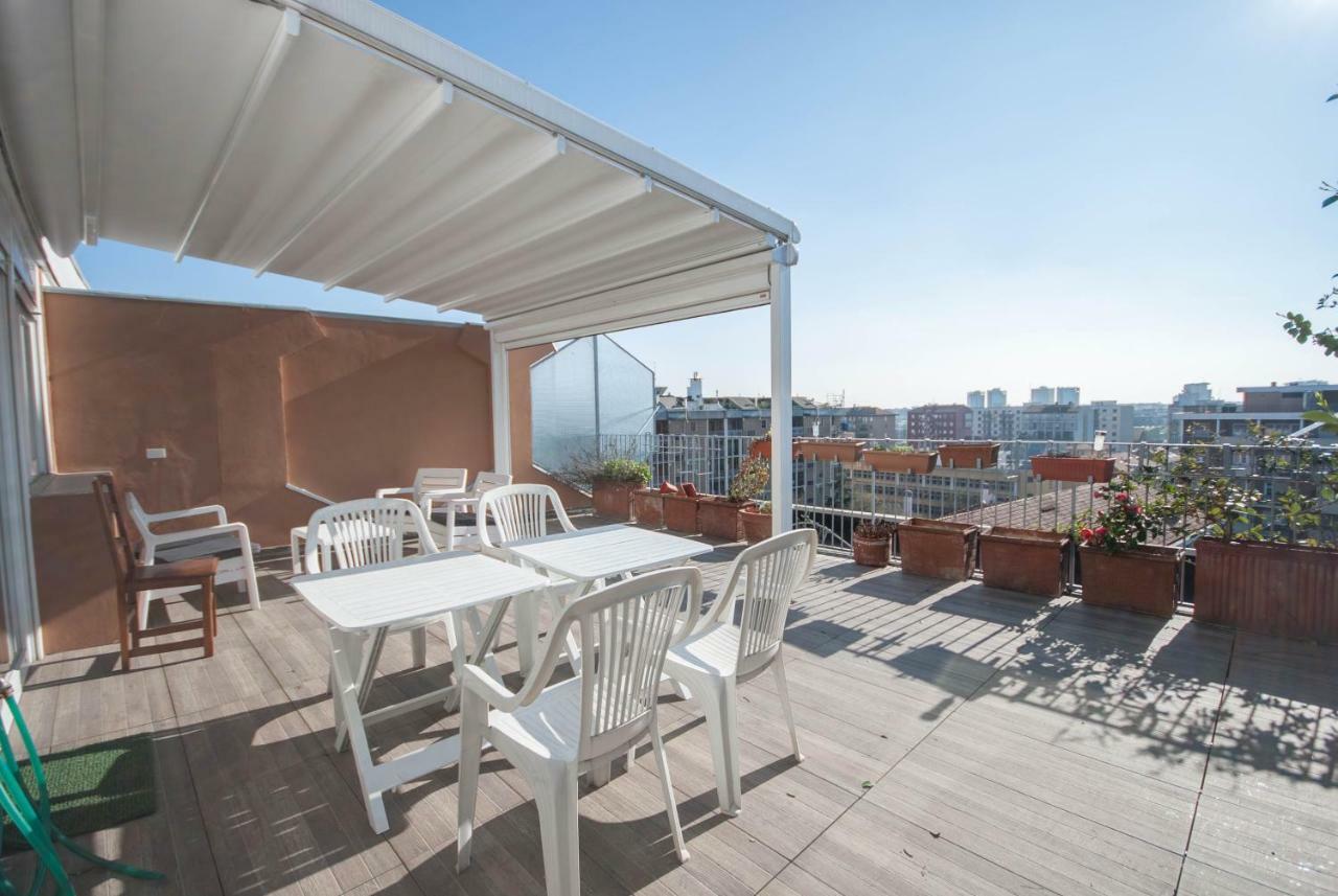 Exclusive Rooftop Apartment With Large Terrace In Solari/Tortona ميلان المظهر الخارجي الصورة